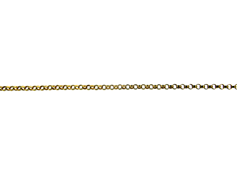 Gold Filled Thin Link Rolo Belcher Chain 1.7mm
