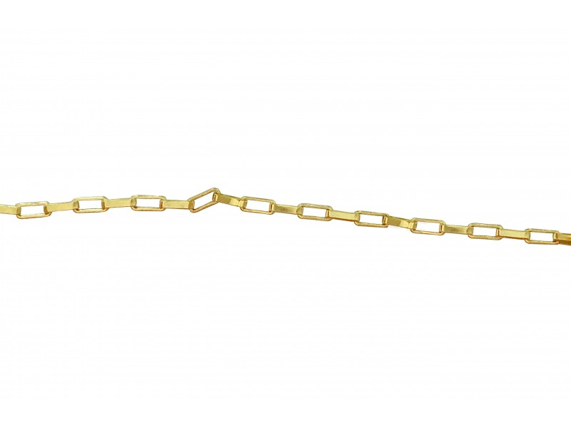 Gold Filled Venetian Box Chain 1.3mm x 2.8mm