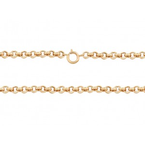 Ready Made 14K Gold Filled Round Rolo Chain - 2.4mm /16"