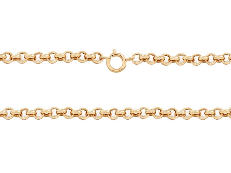 Ready Made 14K Gold Filled Round Rolo Chain - 2.4mm /16"