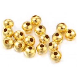 Pack of 14K Gold Filled Round Beads - 5mm (1.5mm hole)