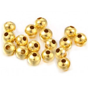 Pack of 14K Gold Filled Round Beads - 5mm (1.5mm hole)