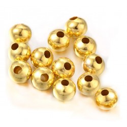 Pack of 14K Gold Filled Round Beads - 4mm (1.5mm hole)