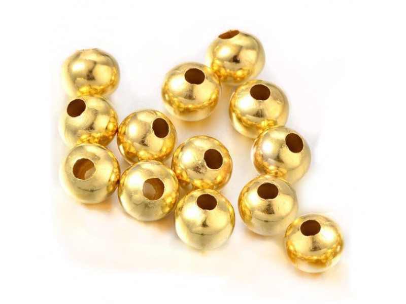 Pack of 14K Gold Filled Round Beads - 4mm (1.5mm hole)