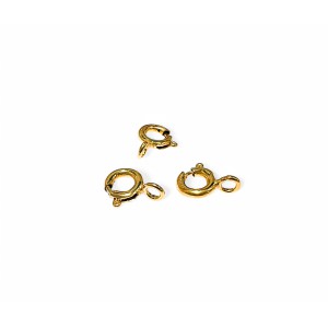 Gold Filled 5% 14K Gold Bolt Ring 5.5mm with open jump ring