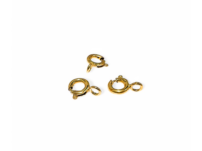 Gold Filled 5% 14K Gold Bolt Ring 5.5mm with open jump ring