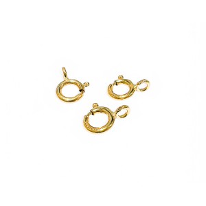 Gold Filled 5% 14K Gold Bolt Ring 7mm with open ring