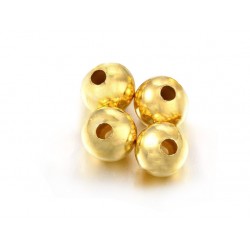 14K Gold Filled Round Beads - 7mm (1.8mm hole - 2 holes)