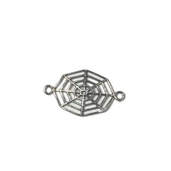 Sterling Silver 925 Spider web pendant Link