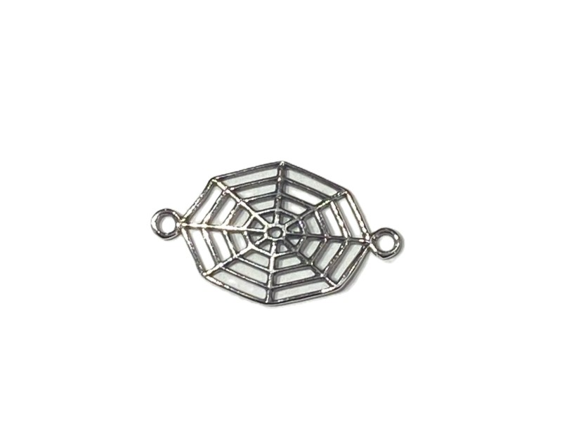 Sterling Silver 925 Spider web pendant Link