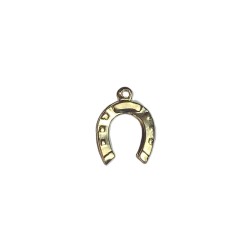 GOLD FILLED HORSESHOE CHARM 10mm      