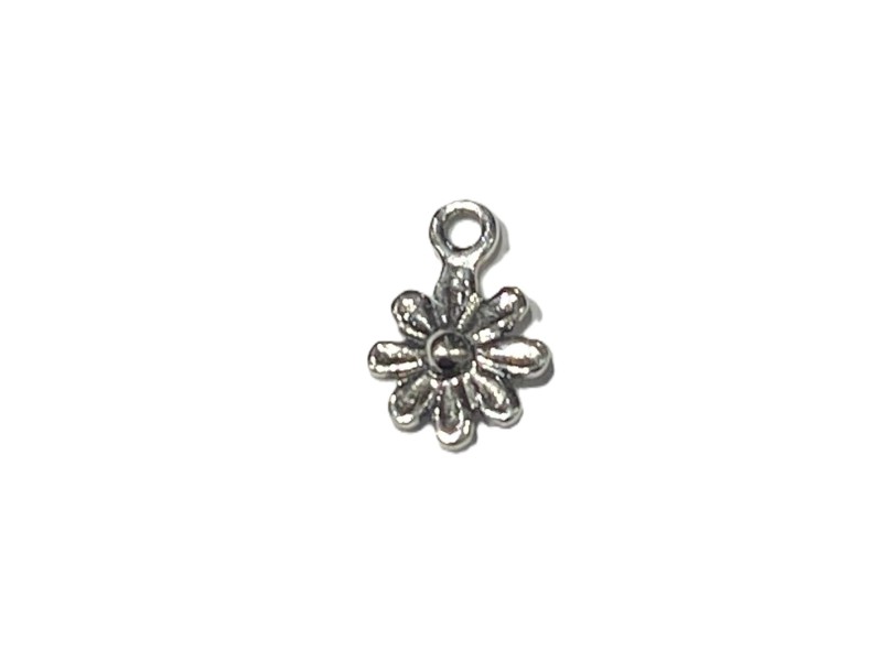 Sterling Silver 925 Flower Pendant (with ring)