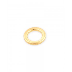 9K Yellow Gold Medium Weight Soldered Jump Ring - 5.0mm x 1.0mm (Per Piece)