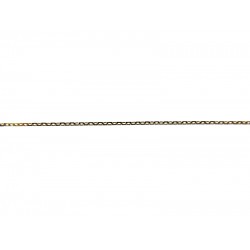 9K Yellow Gold Fine Angle Filed Trace Chain - 1.5mm x 0.9mm
