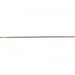 9K Yellow Gold fine Fine Angle Filed Trace Chain - 1.5mm x 0.9mm