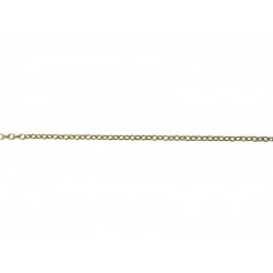 9K Yellow Gold Oval Trace Chain - 1.7mm x 2.15mm