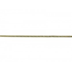 9K Yellow Gold Curb Chain, 1.2mm wide