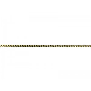 9K Yellow Gold Curb Chain - 1.2mm 