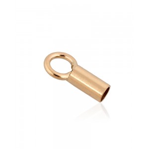 Gold Filled End Cap inside D 2.5mm