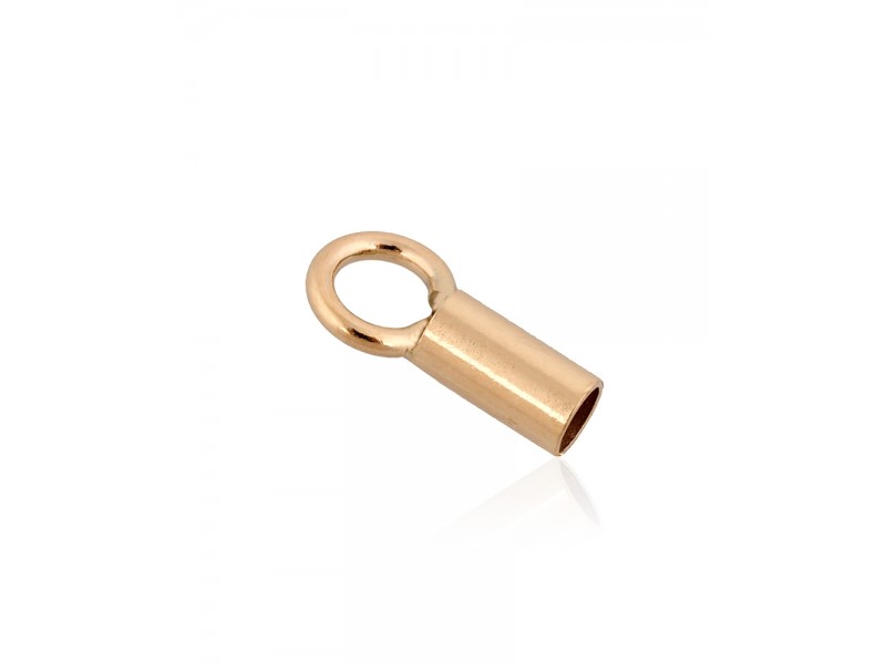 Gold Filled End Cap inside D 2.5mm