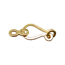 Gold Filled Hook Clasp with Figure 8 connector 16mm