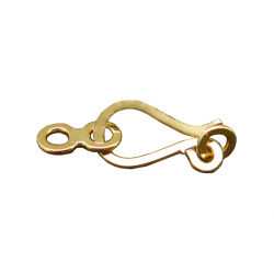 Gold Filled Hook Clasp with figure 8 connector 14mm