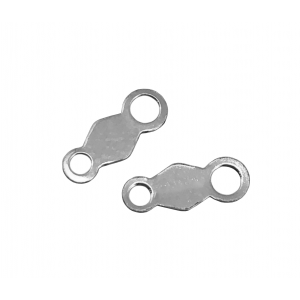 Sterling Silver 925 Chain Tag 3mm x 7.5mm