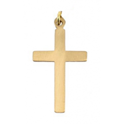 Gold Filled Large Cross Pendant (with ring)