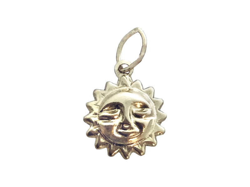 Gold Filled Sun Charm (with ring)