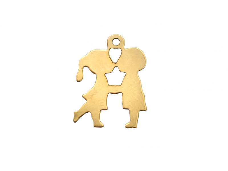 Gold Filled Couple Charm