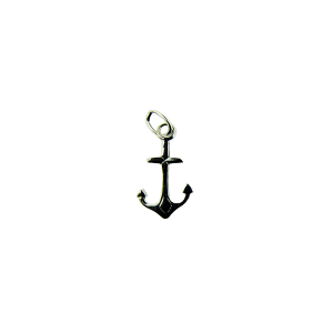 Sterling Silver 925 Anchor Charm 9.4mm x 15.4mm 