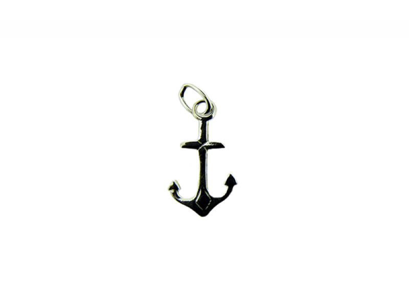 Sterling Silver 925 Thin Anchor Charm