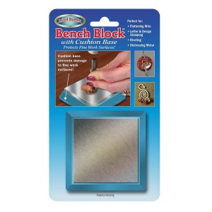  Bead Buddy Steel Bench Block With Cushion Base BUD87