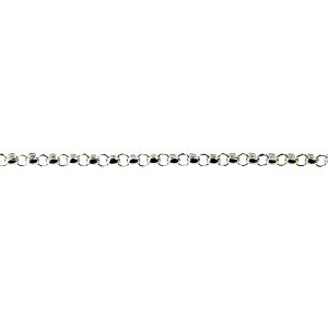 Sterling Silver 925 Tiny Rolo Chain, 1.2mm (48)