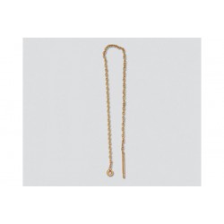 Gold Filled Threader Earring Cable Chain - 11.5cm