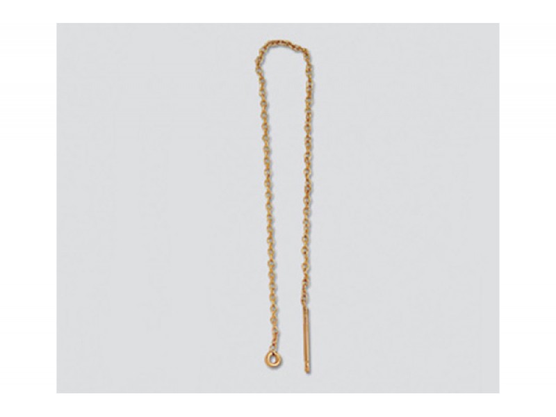 Gold Filled Threader Earring Cable Chain - 11.5cm