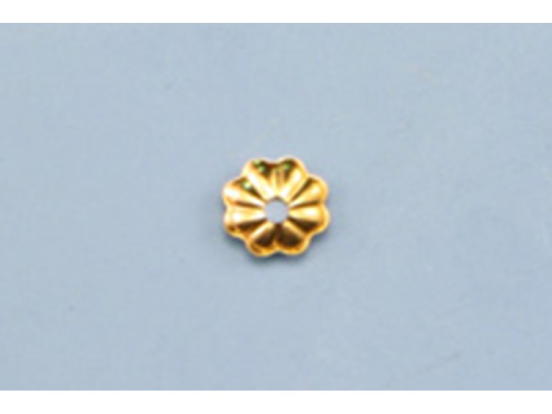 Gold Filled Bead Cap 4mm