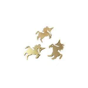 Gold Filled Unicorn Charm