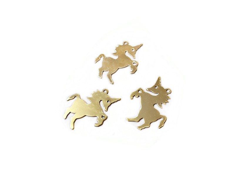 Gold Filled Unicorn Charm