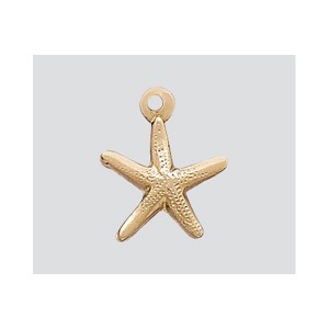 Gold Filled Starfish Charm 8mm