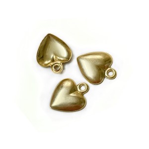 Gold Filled Dipped Heart Charm