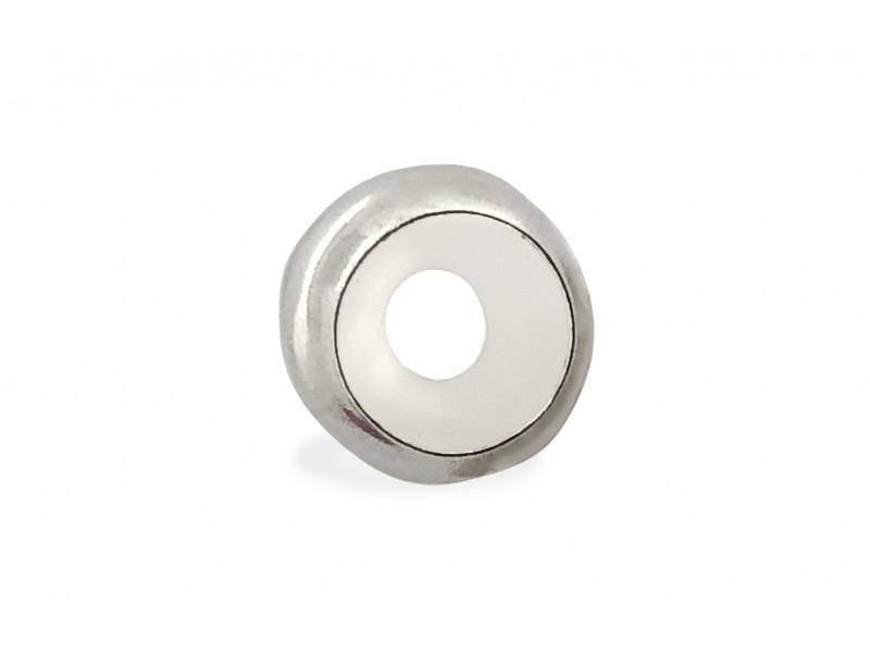 S925 ROUNDEL SLIDER BEAD 