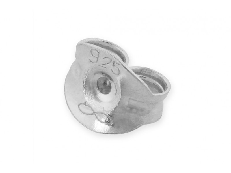 Sterling Silver 925 Plain Ear Scroll - Small