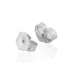 Sterling Silver 925 Plain Ear Scroll - Medium