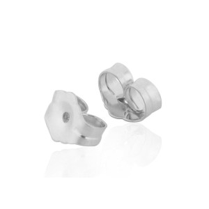 Sterling Silver 925 Plain Ear Scroll - Medium