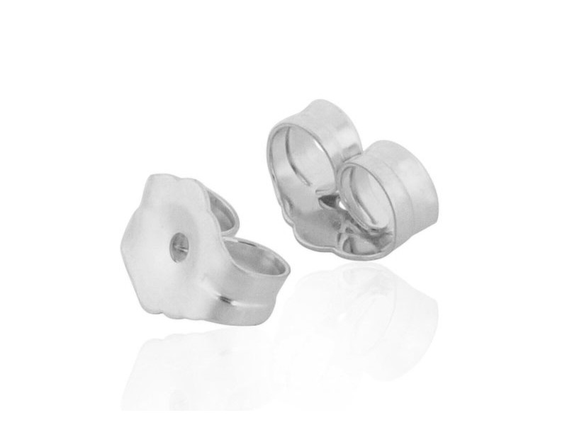 Sterling Silver 925 Plain Ear Scroll - Medium