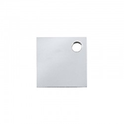 Sterling Silver 925 Mini Square Tag