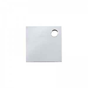 Sterling Silver 925 Mini Square Tag