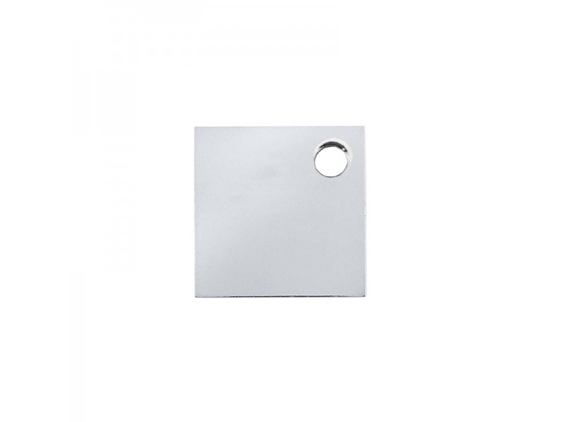 Sterling Silver 925 Mini Square Tag