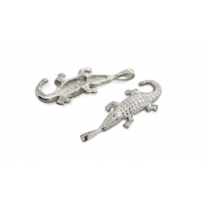 Sterling Silver 925 Crocodile Pendant